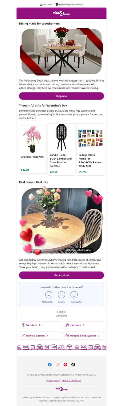 Celebrate Valentine’s Day at home