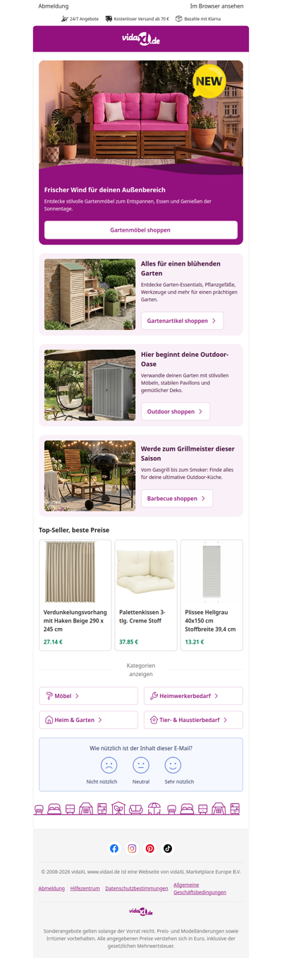Bereit für den Sommer? Shoppe Outdoor-Favoriten ☀️