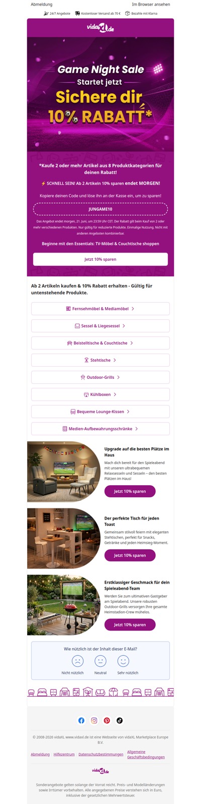 Wochenendsale: Ab 2 Artikeln 10% sparen | Upgrade für deinen Spieleabend!