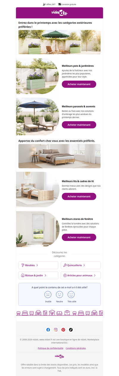 Créez votre jardin de printemps & une maison chaleureuse