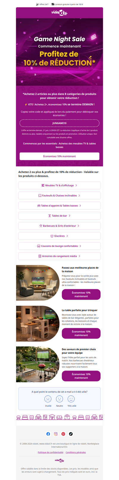 Soldes du week-end : Achetez 2+, économisez 10% | Améliorez votre soirée jeux !