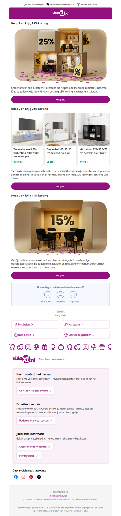 Handige deals tot 25% korting voor je goede voornemens