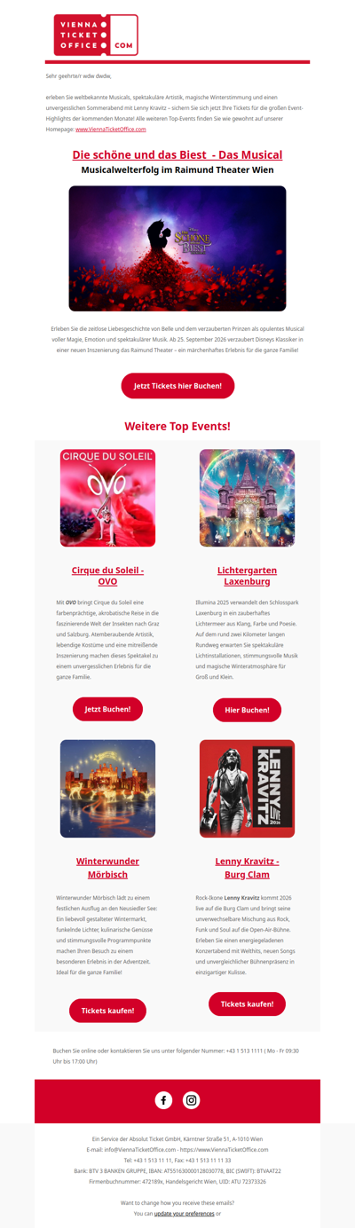 📣 Musical, Magie & Musiklegenden – jetzt Tickets sichern!