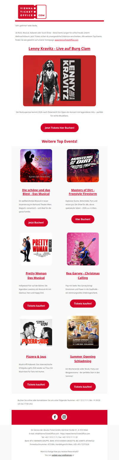 Erlebnisse, die bleiben – unsere Top-Geschenke 2026!