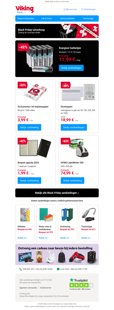 Onze Black Friday deals zijn nu online