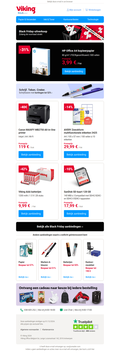 Black Friday: HP Office A4 kopieerpapier slechts 3,99