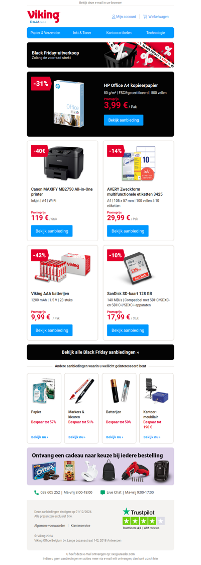 Black Friday: HP Office A4 kopieerpapier slechts 3,99