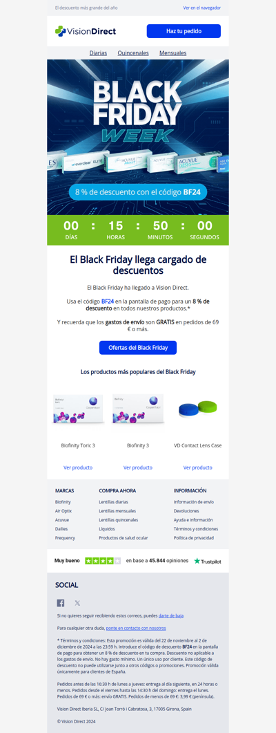 ¡El Black Friday ya está aquí! ⚫