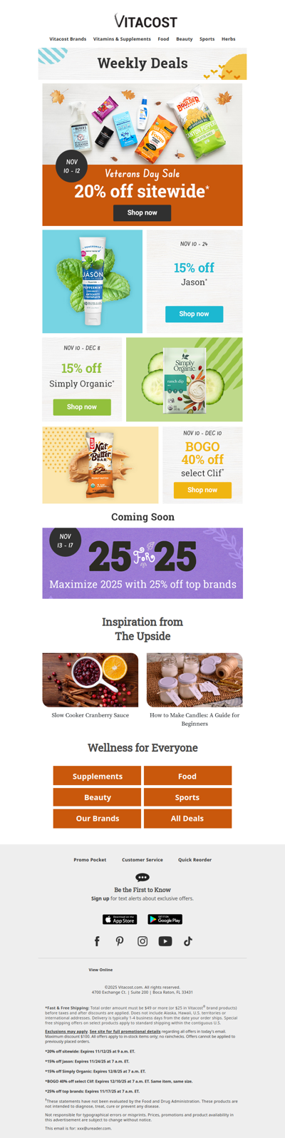 Weekly Deals: 20% off Sitewide + So Much More!