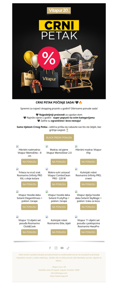 🏴 CRNI PETAK - super popusti 🏴