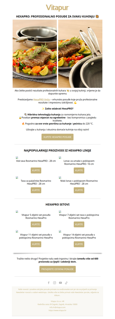 🥇 Nova generacija posuđa koja će vas oduševiti – HexaPRO!