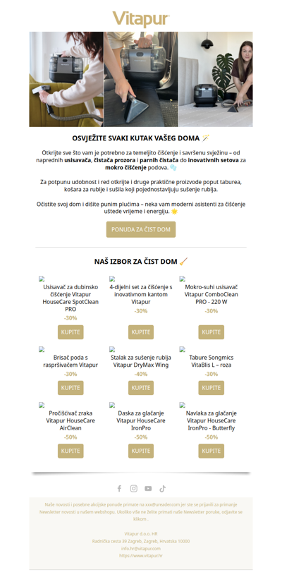 Sve za čist i uredan stan 🏠