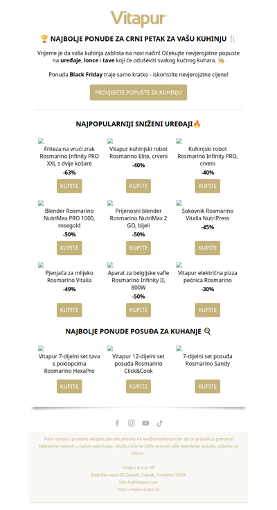 Najbolji popusti za vašu kuhinju! 💥🍳