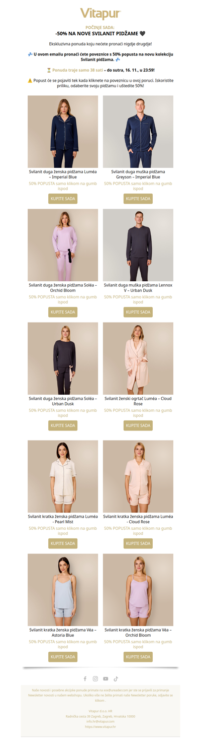 🔥 Počinje: ekskluzivno -50% samo za čitatelje newslettera!