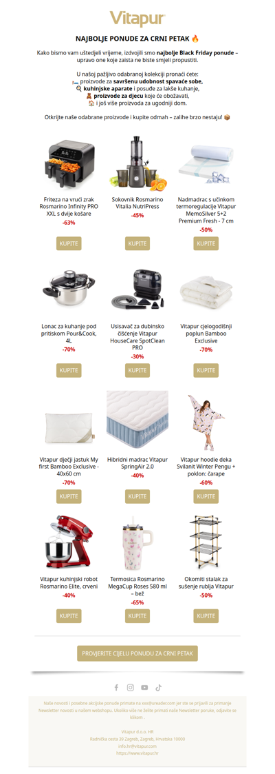 🔥Prikupili smo NAJBOLJE ponude za Crni petak!