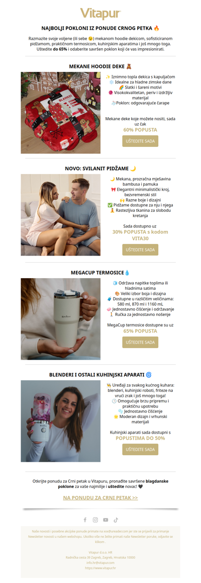 Najbolji pokloni za Crni petak – do 65% 🎁