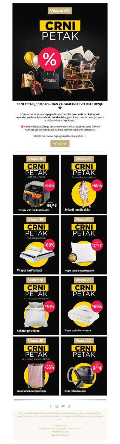 Do -70% 🖤Dan za pametnu kupnju