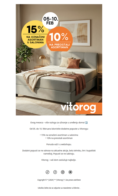 Dodatni popusti na CEO asortiman u Vitorogu!