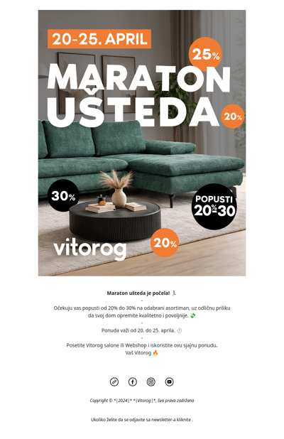 Maraton ušteda je počela! ✨