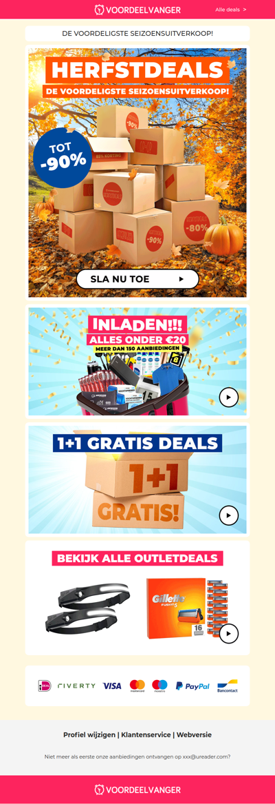 🍂🤑 Bespaar Veel Geld: HERFSTDEALS!