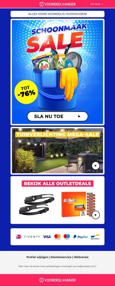 🧼💥 SALE: Tot 76% Korting op alle Schoonmaak Deals!