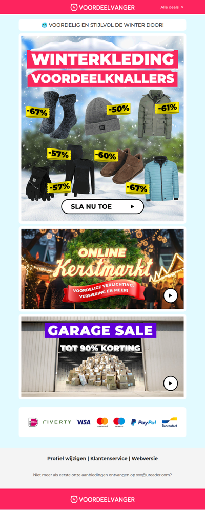 🧣🧤 Winter Kledingdeals tot 75% KORTING! ❄️