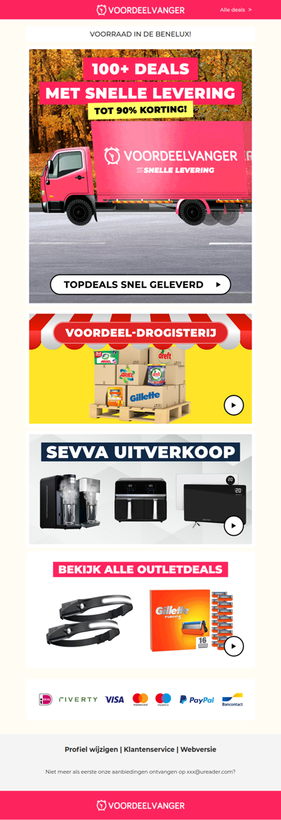 🎊🥳 Korting op 100+ deals met snelle levering!