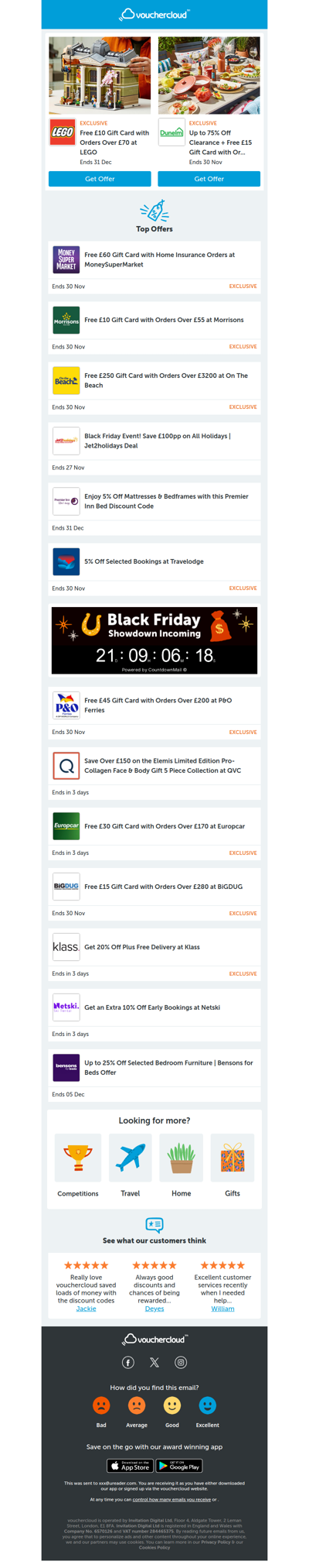 Jet2Holidays - £100pp off • Dunelm - up to 75% off • Travelodge - 5% off + more!