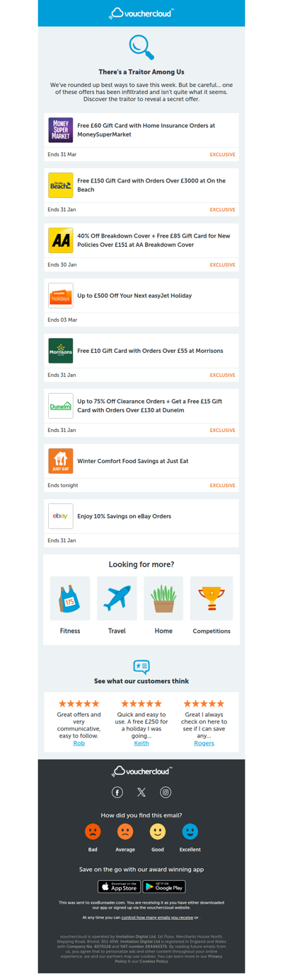 One of these deals is a traitor...🕵️