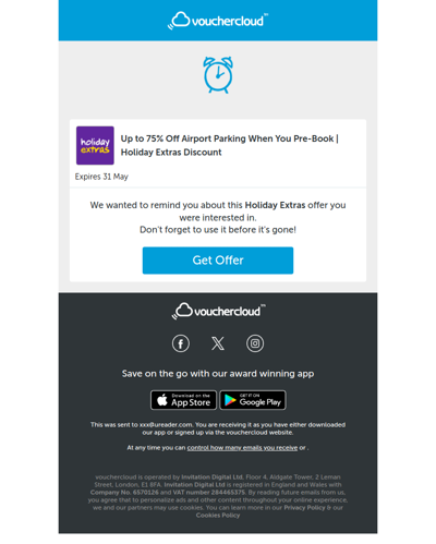 Your Holiday Extras offer is waiting