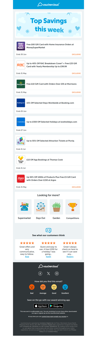 Morrisons - £10 gift card • eBay - £45 off • Jet2holidays - £500 off + more!