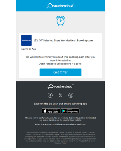 Your Booking.com offer is waiting