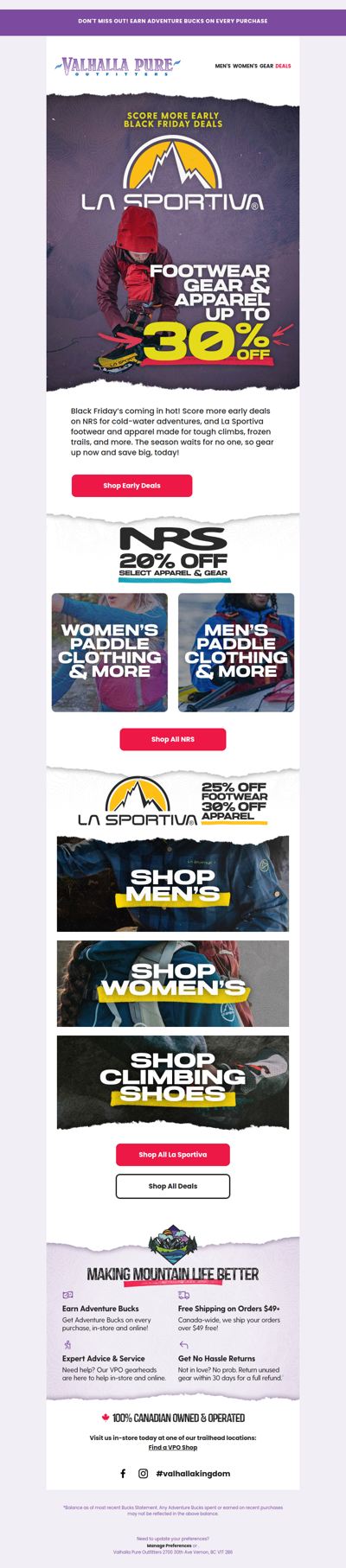 Save Up To 30% Off Select Gear & Apparel 🏄