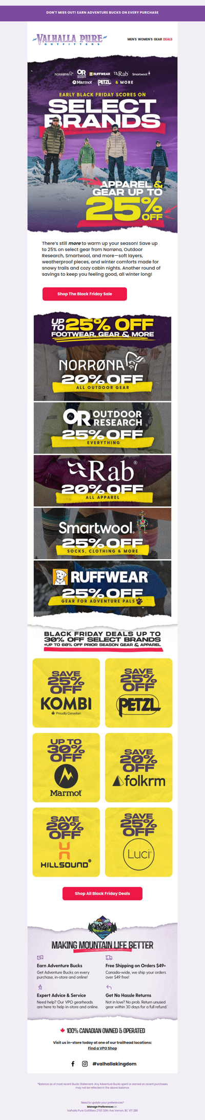 Score Early Black Friday Deals up to 25% Off