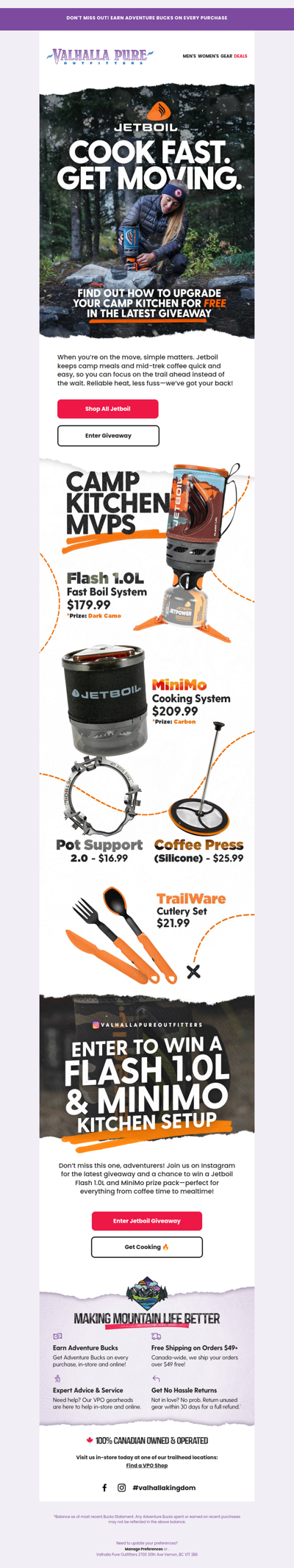 Cook Fast & Get Moving with Jetboil 🔥