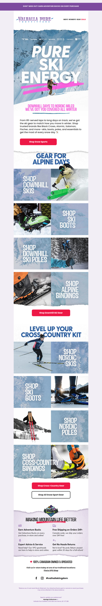 Gear Up For Pure Ski Energy 🎿