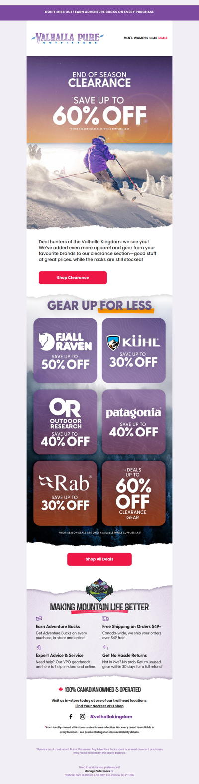 Winter Clearance Deals up to 60% Off 🚨