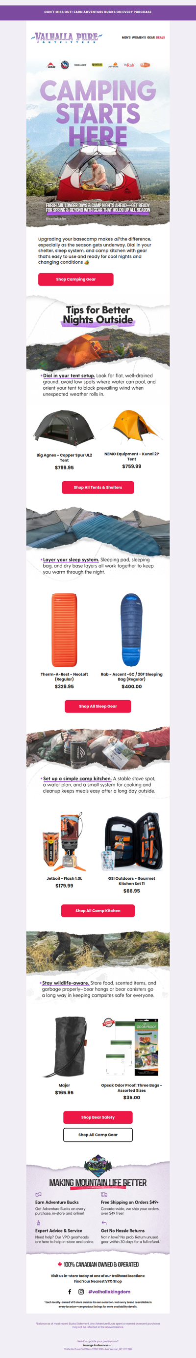 Camping Starts Here 🏕️