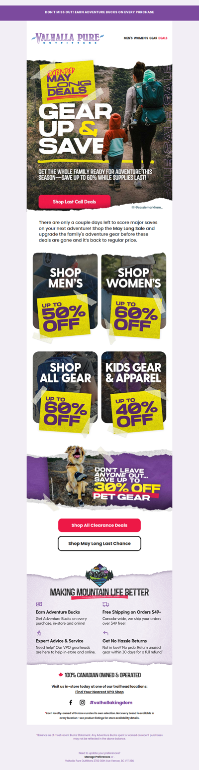 Gear up & save (before the price goes up) 🚨