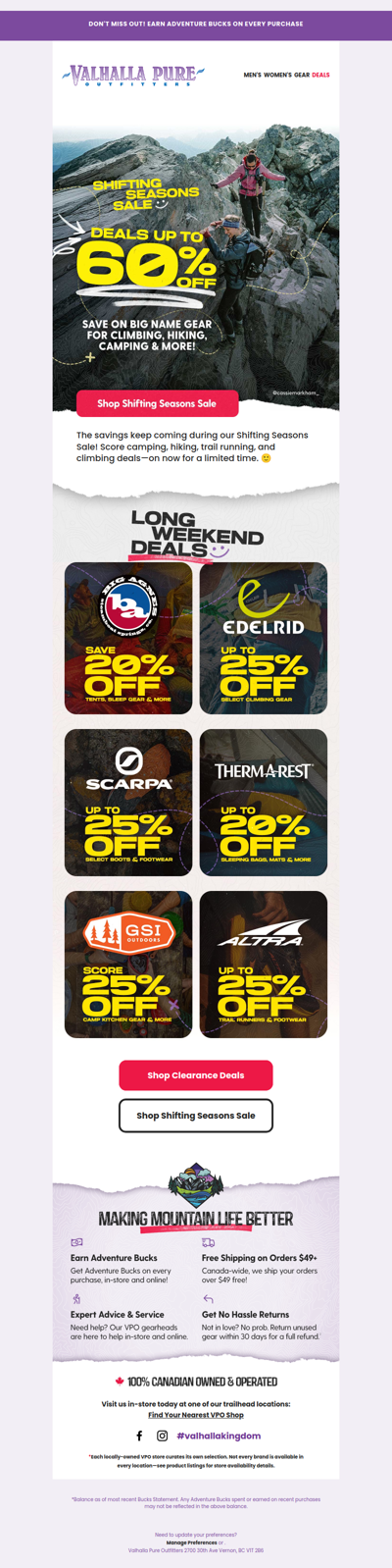 MORE Long Weekend Deals up to 60% Off