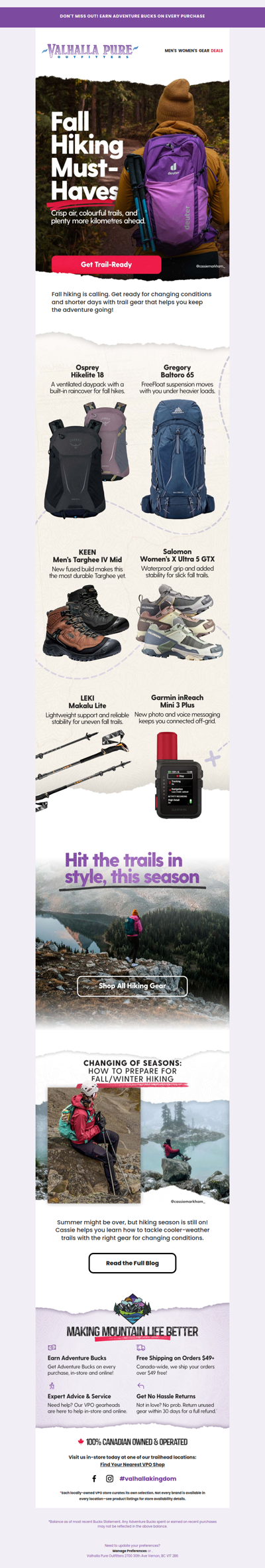 Hiking out? Don't miss these must-haves 🥾