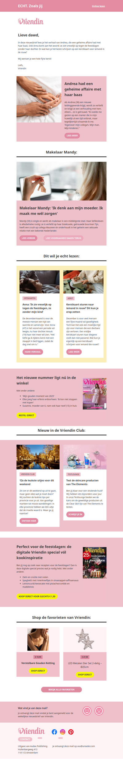 Andrea had een geheime affaire met haar baas🤫