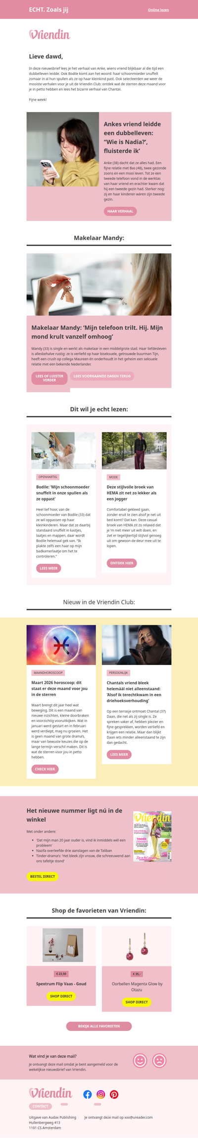 Makelaar Mandy: 'Mijn telefoon trilt. Hij'😏