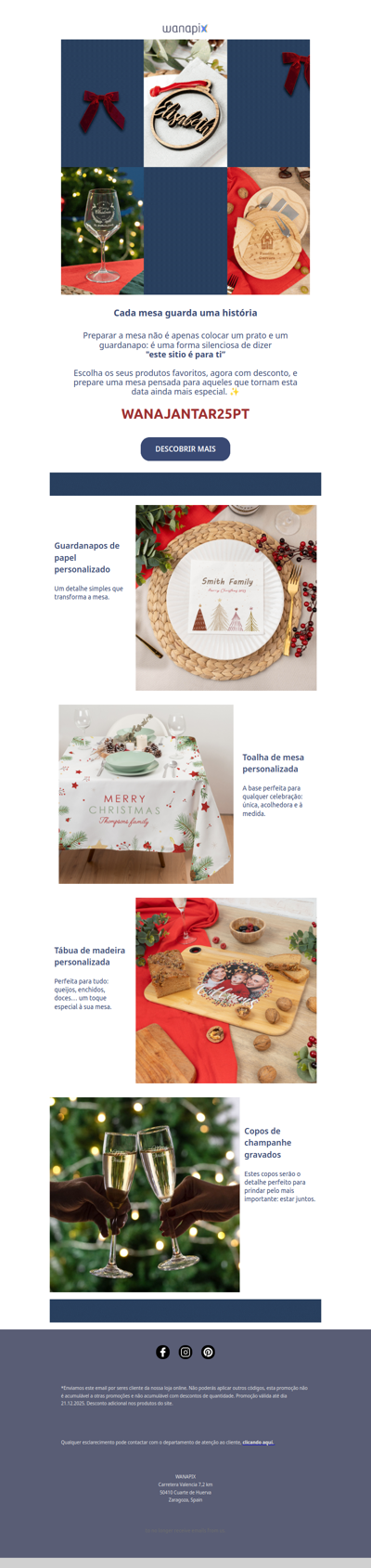 A SUA mesa de Natal mais especial 🎄