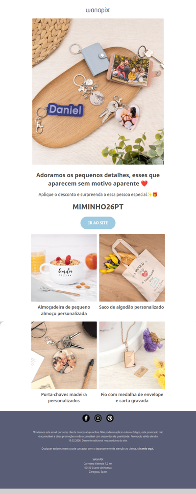 Os melhores presentes não precisam de uma data especial 🎁