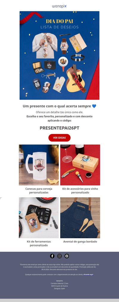 Wishlist Dia do Pai: ideias personalizadas 🎁