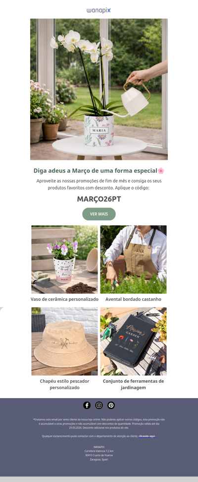 Diga adeus a Março de uma forma especial ✨