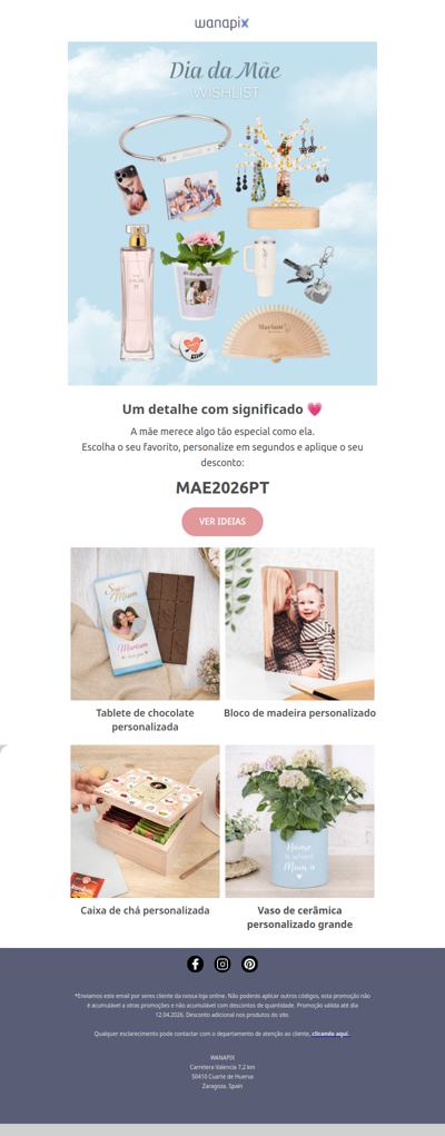 Whislist Dia da Mãe: ideias que emocionam 💐