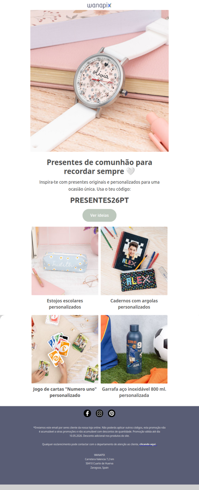 Ideias de presentes originais para comunhões 🕊️
