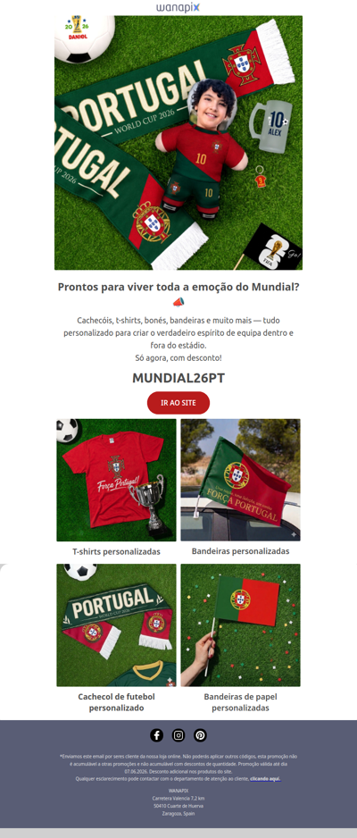 Começa a contagem regressiva para o Mundial ⚽